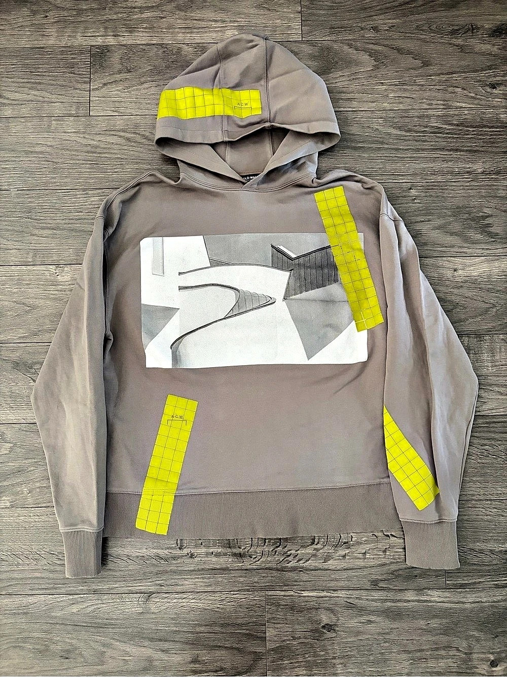 A-COLD-WALL* * Graphic Pullover Hoodie Gray